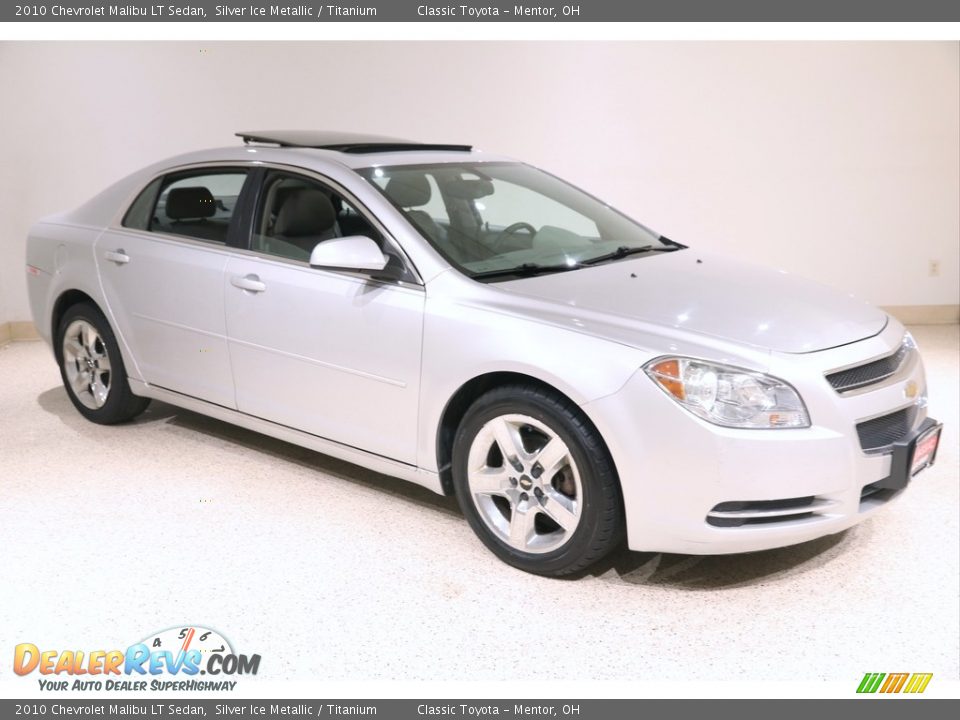 2010 Chevrolet Malibu LT Sedan Silver Ice Metallic / Titanium Photo #1