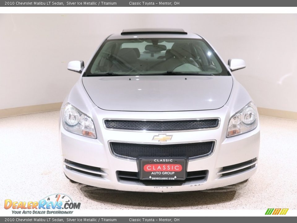 2010 Chevrolet Malibu LT Sedan Silver Ice Metallic / Titanium Photo #2