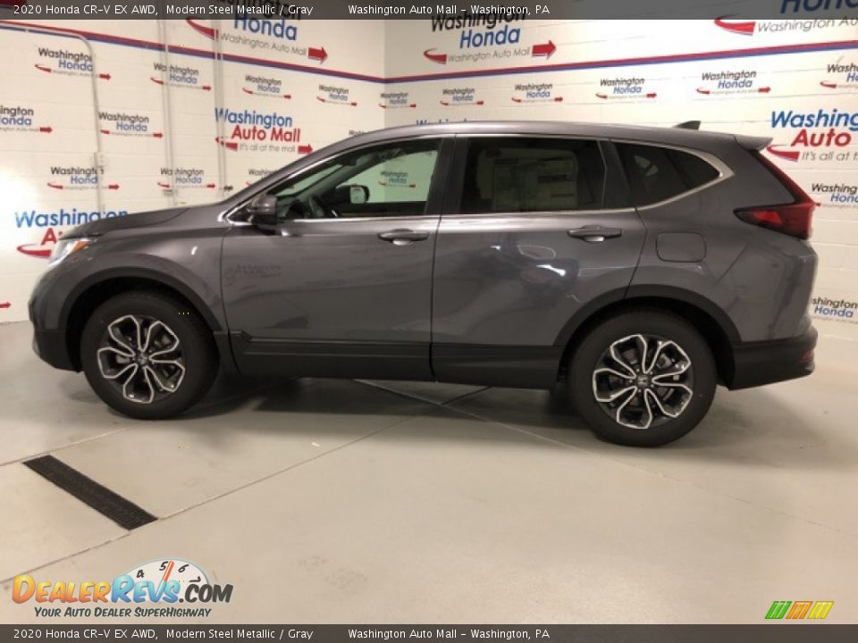2020 Honda CR-V EX AWD Modern Steel Metallic / Gray Photo #2