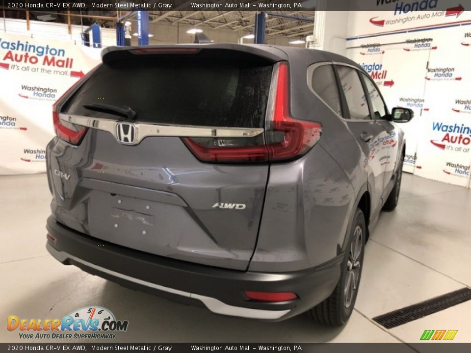 2020 Honda CR-V EX AWD Modern Steel Metallic / Gray Photo #3