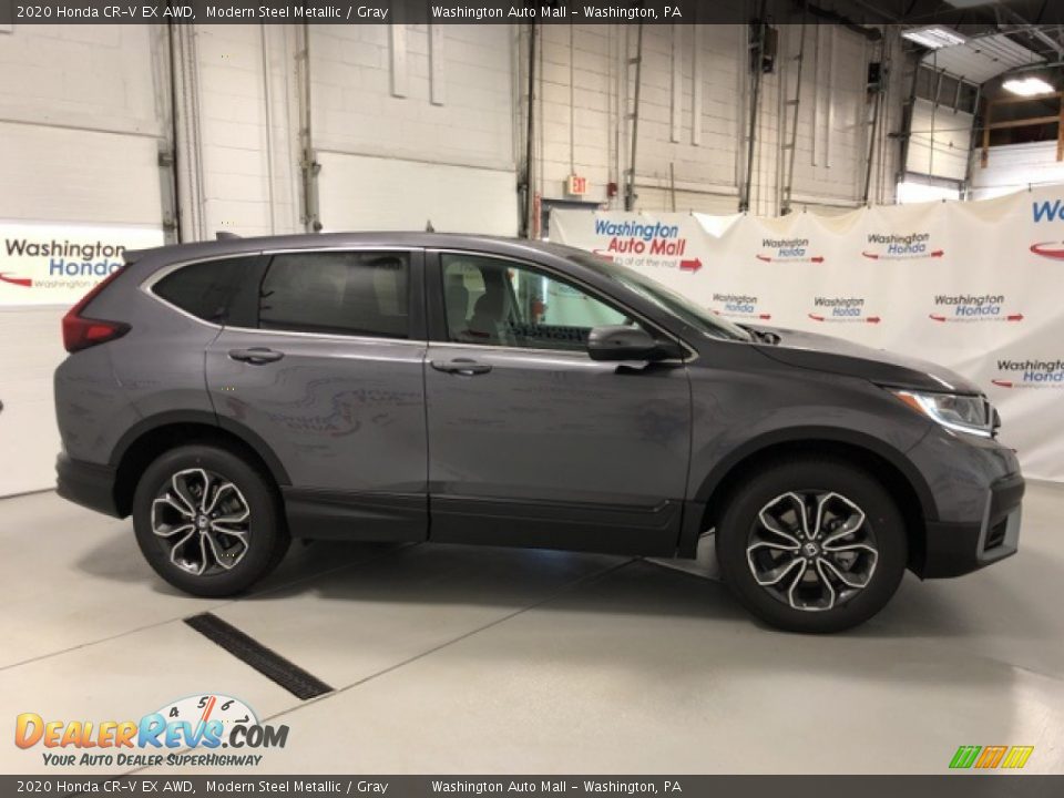 2020 Honda CR-V EX AWD Modern Steel Metallic / Gray Photo #4