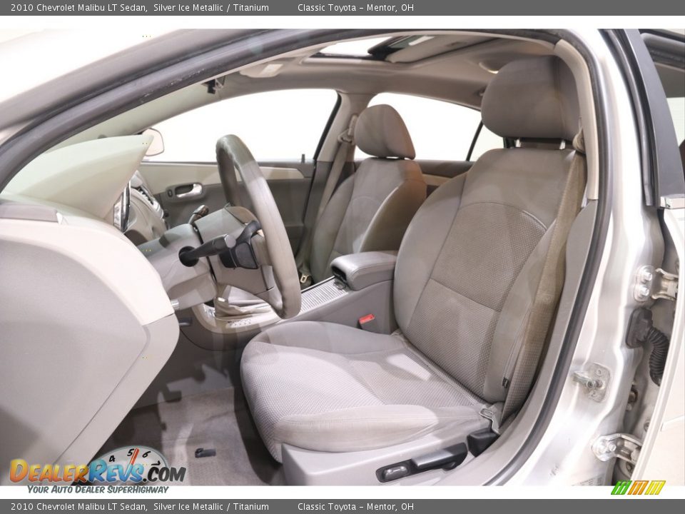 2010 Chevrolet Malibu LT Sedan Silver Ice Metallic / Titanium Photo #5