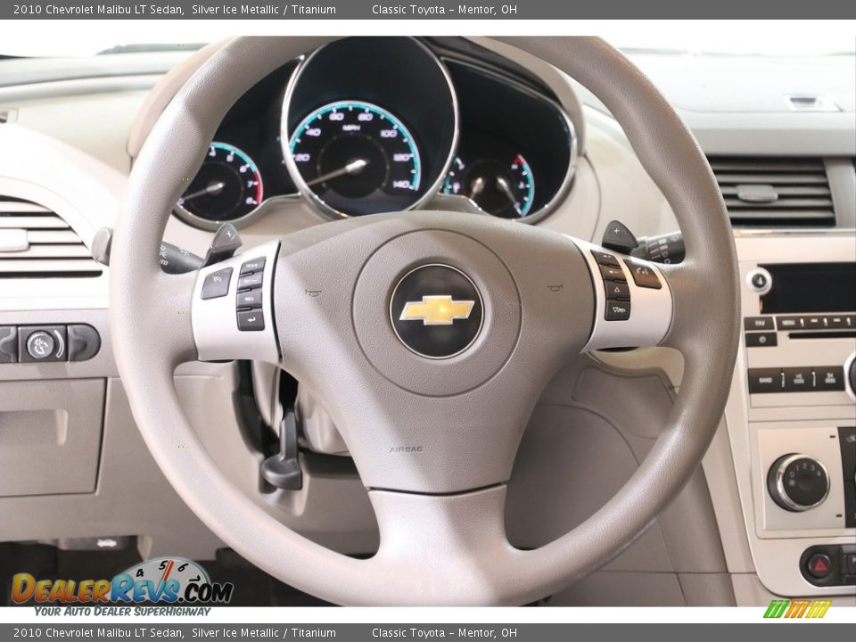 2010 Chevrolet Malibu LT Sedan Silver Ice Metallic / Titanium Photo #6