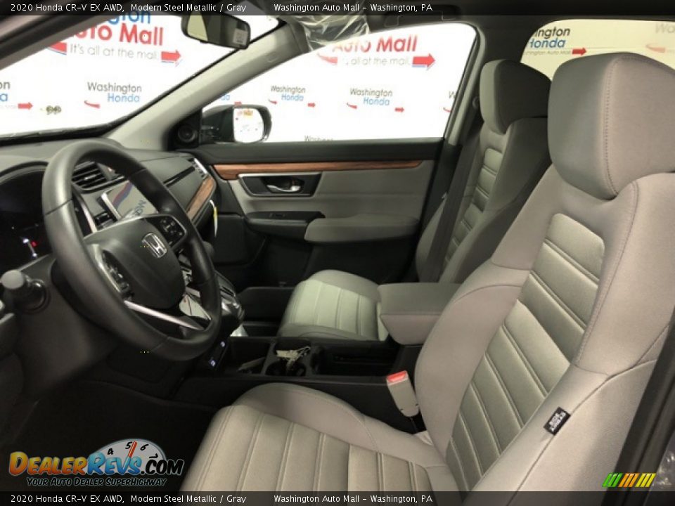 2020 Honda CR-V EX AWD Modern Steel Metallic / Gray Photo #6