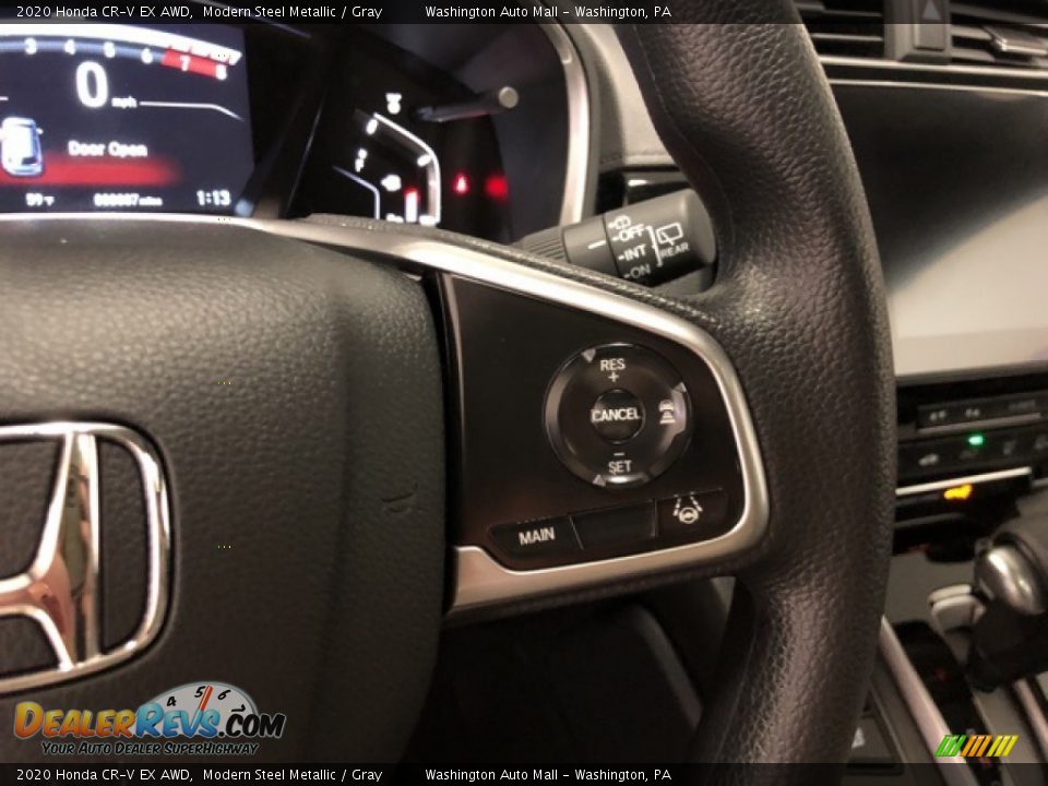 2020 Honda CR-V EX AWD Modern Steel Metallic / Gray Photo #14