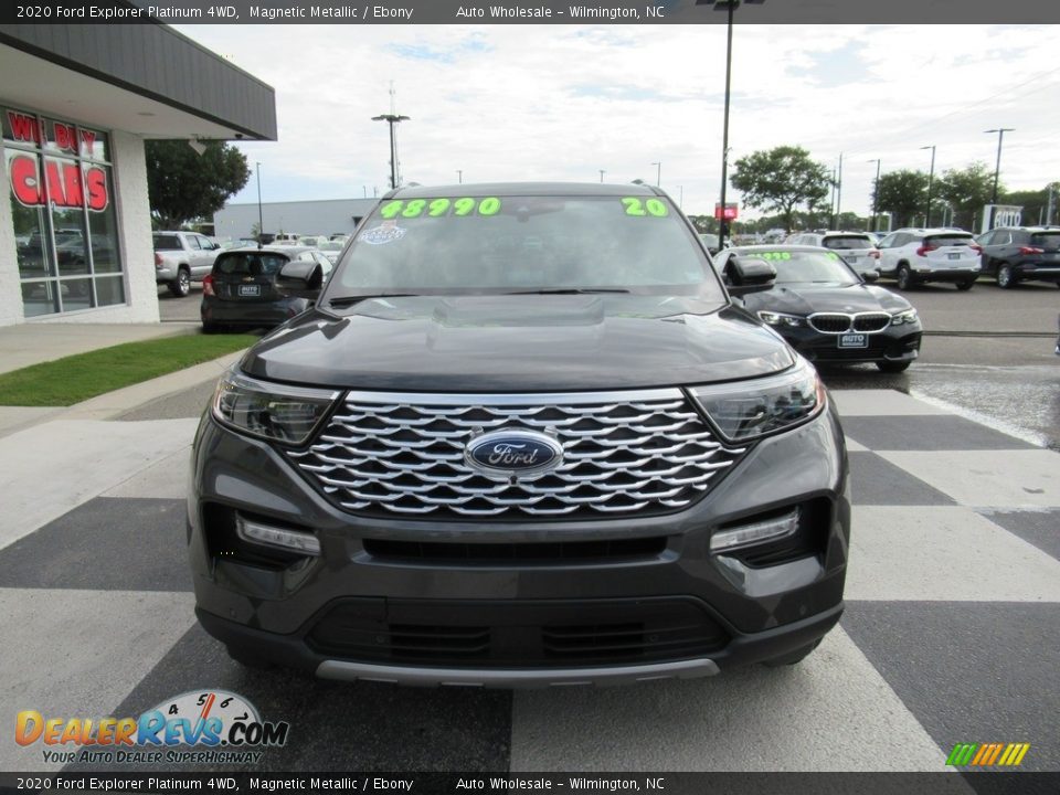 2020 Ford Explorer Platinum 4WD Magnetic Metallic / Ebony Photo #2