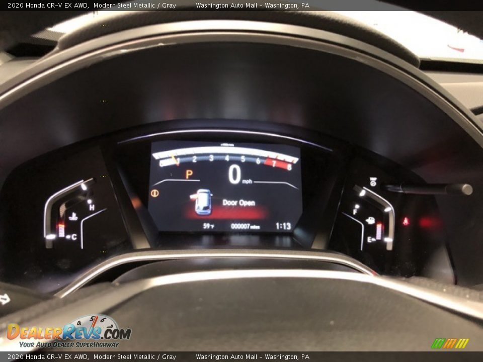 2020 Honda CR-V EX AWD Modern Steel Metallic / Gray Photo #15
