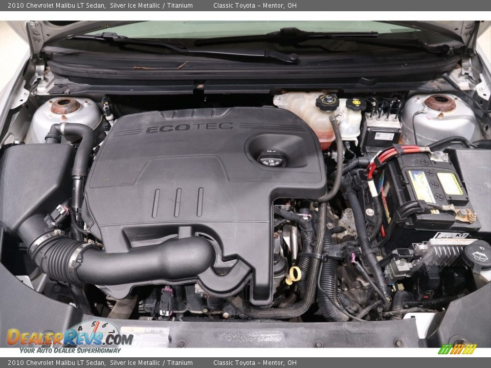2010 Chevrolet Malibu LT Sedan Silver Ice Metallic / Titanium Photo #15