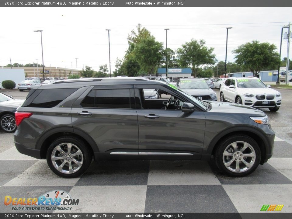 2020 Ford Explorer Platinum 4WD Magnetic Metallic / Ebony Photo #3