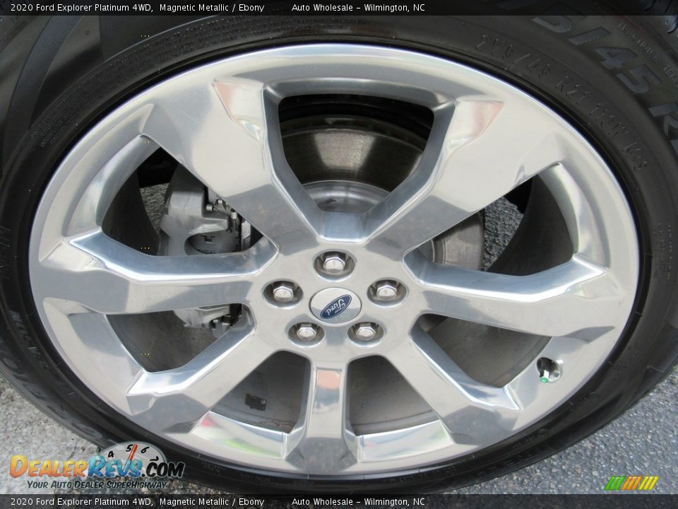 2020 Ford Explorer Platinum 4WD Magnetic Metallic / Ebony Photo #7