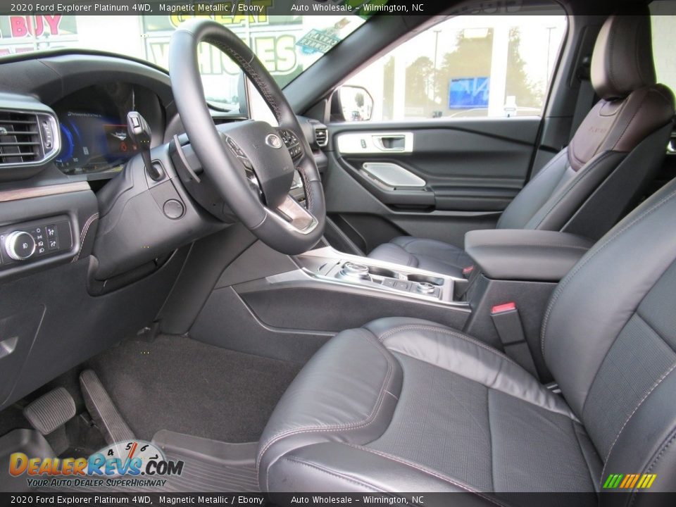 2020 Ford Explorer Platinum 4WD Magnetic Metallic / Ebony Photo #9