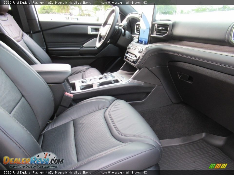 2020 Ford Explorer Platinum 4WD Magnetic Metallic / Ebony Photo #11