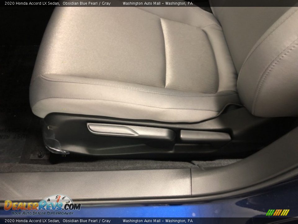 2020 Honda Accord LX Sedan Obsidian Blue Pearl / Gray Photo #9
