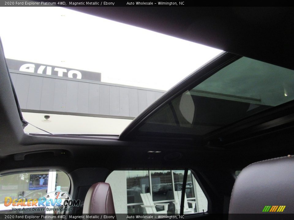 2020 Ford Explorer Platinum 4WD Magnetic Metallic / Ebony Photo #13