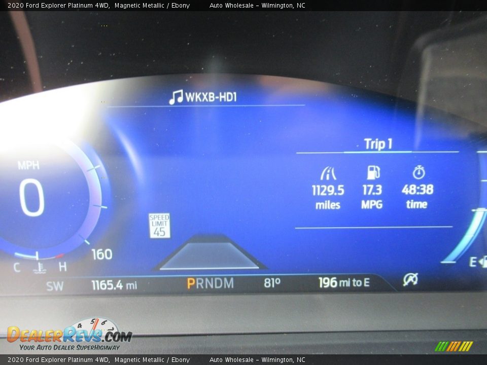 2020 Ford Explorer Platinum 4WD Magnetic Metallic / Ebony Photo #15