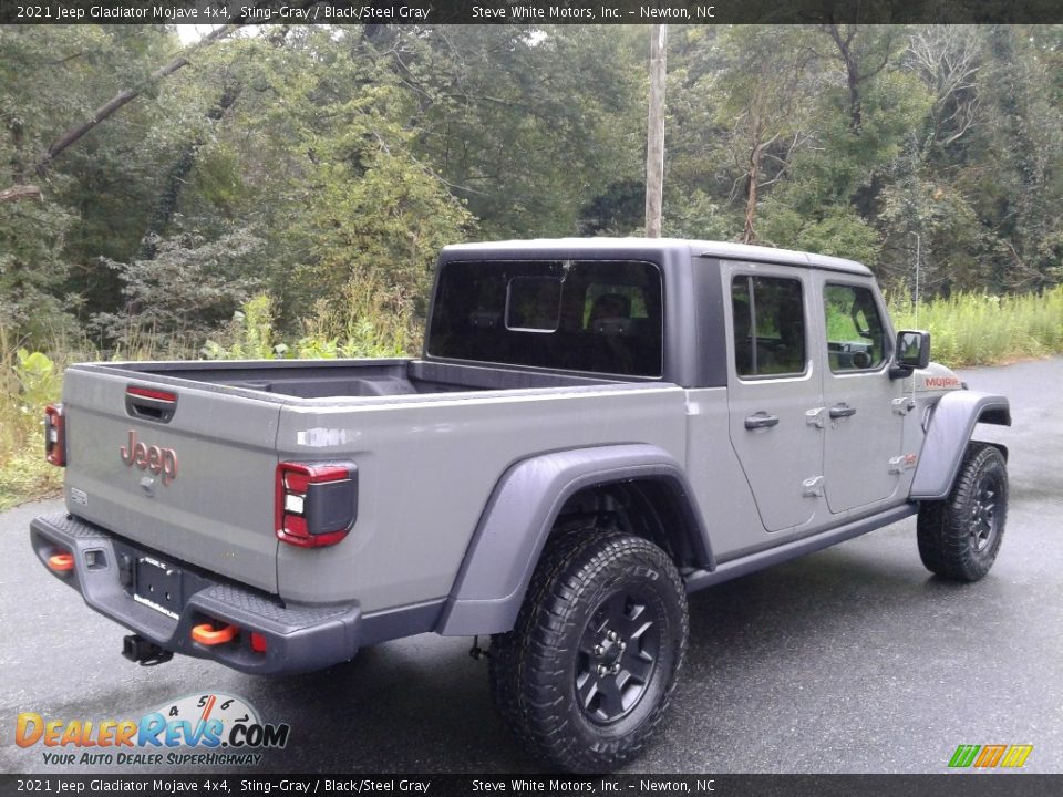 2021 Jeep Gladiator Mojave 4x4 Sting-Gray / Black/Steel Gray Photo #6