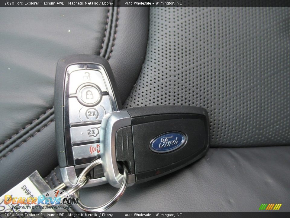 2020 Ford Explorer Platinum 4WD Magnetic Metallic / Ebony Photo #20
