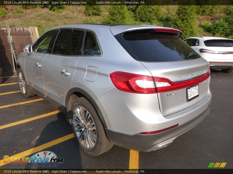 2016 Lincoln MKX Reserve AWD Ingot Silver / Cappuccino Photo #2