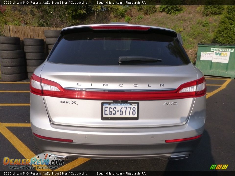 2016 Lincoln MKX Reserve AWD Ingot Silver / Cappuccino Photo #3