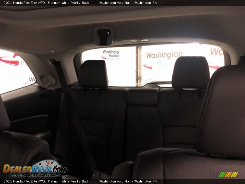 2021 Honda Pilot Elite AWD Platinum White Pearl / Black Photo #7
