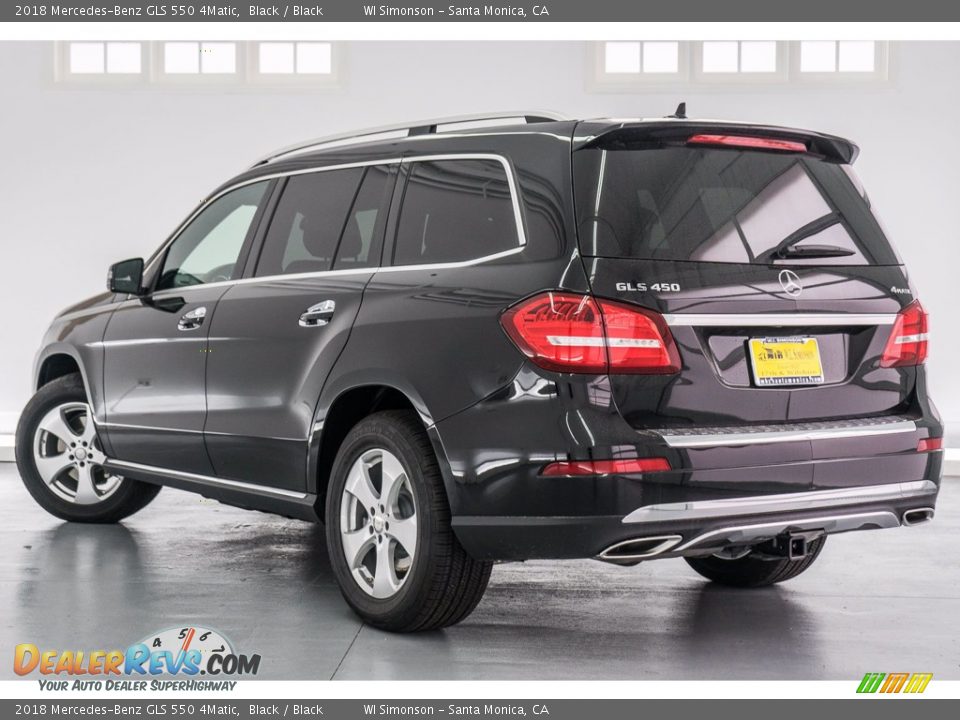 2018 Mercedes-Benz GLS 550 4Matic Black / Black Photo #3