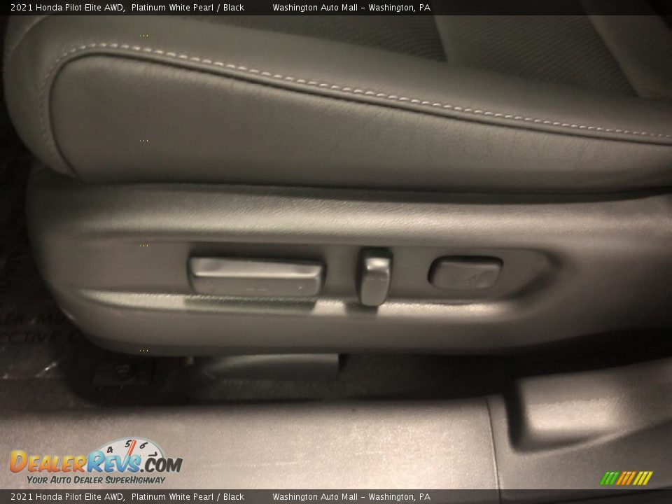 2021 Honda Pilot Elite AWD Platinum White Pearl / Black Photo #11