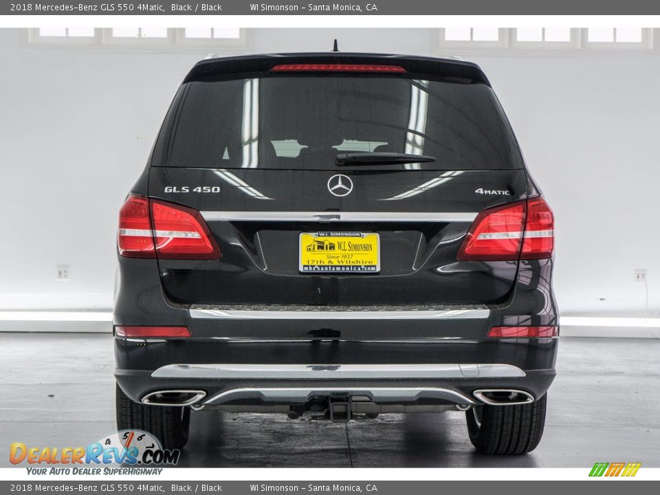 2018 Mercedes-Benz GLS 550 4Matic Black / Black Photo #4