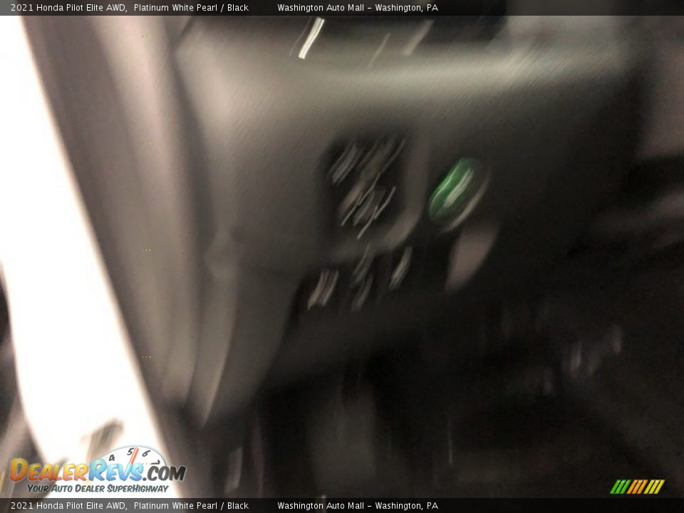 2021 Honda Pilot Elite AWD Platinum White Pearl / Black Photo #13