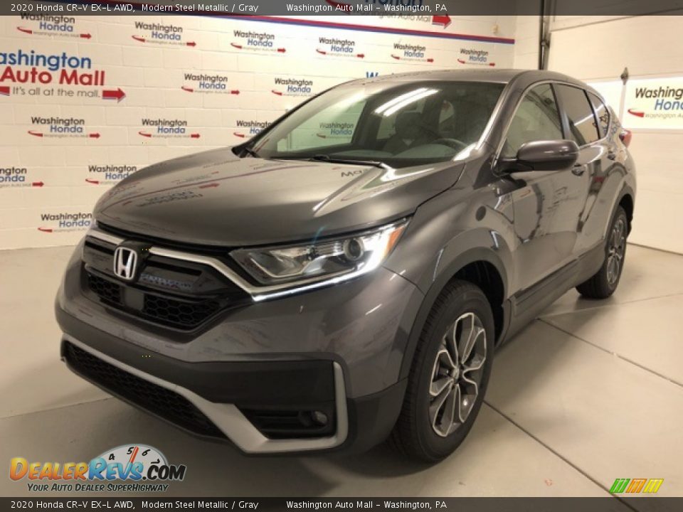 2020 Honda CR-V EX-L AWD Modern Steel Metallic / Gray Photo #1