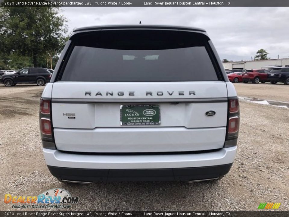 2020 Land Rover Range Rover Supercharged LWB Yulong White / Ebony Photo #8
