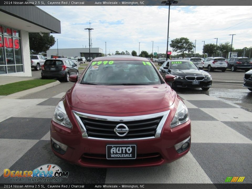 2014 Nissan Altima 2.5 SL Cayenne Red / Charcoal Photo #2