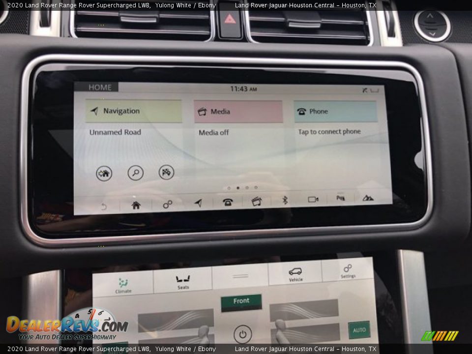 2020 Land Rover Range Rover Supercharged LWB Yulong White / Ebony Photo #20