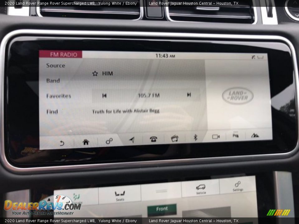 2020 Land Rover Range Rover Supercharged LWB Yulong White / Ebony Photo #22