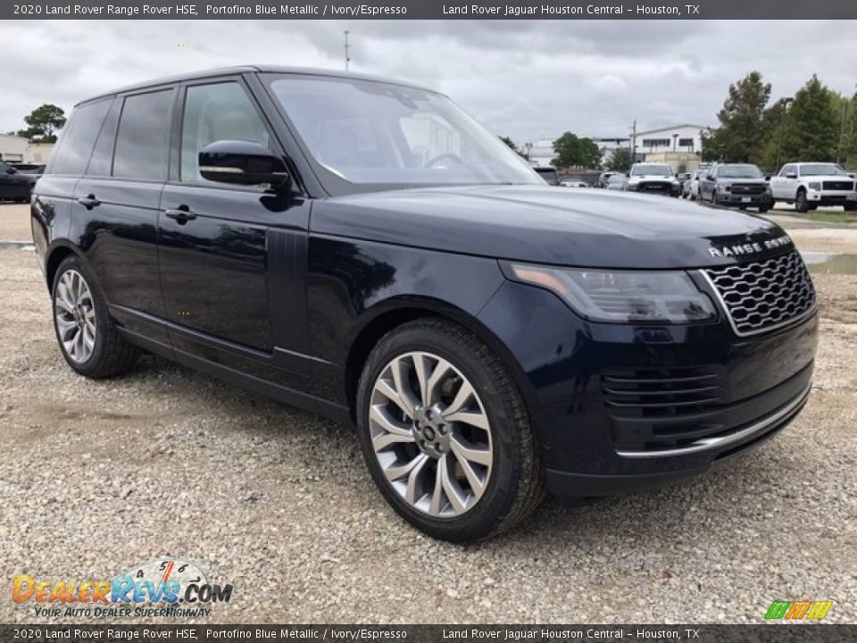 2020 Land Rover Range Rover HSE Portofino Blue Metallic / Ivory/Espresso Photo #9