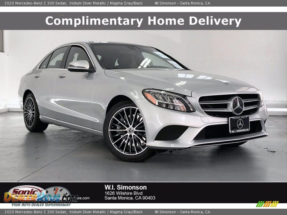 2020 Mercedes-Benz C 300 Sedan Iridium Silver Metallic / Magma Gray/Black Photo #1