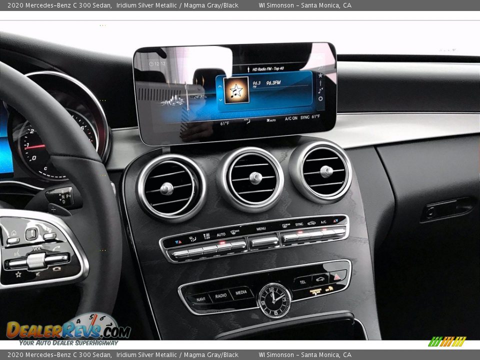 2020 Mercedes-Benz C 300 Sedan Iridium Silver Metallic / Magma Gray/Black Photo #6