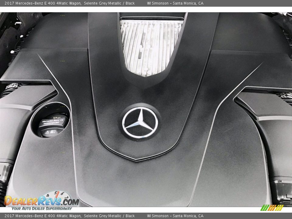 2017 Mercedes-Benz E 400 4Matic Wagon Selenite Grey Metallic / Black Photo #31