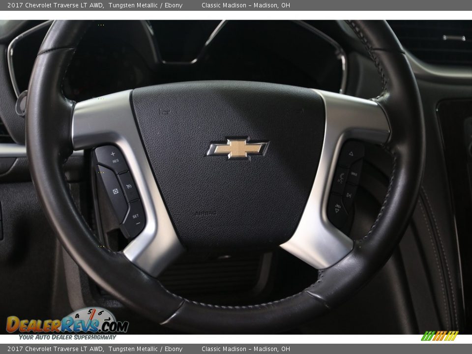 2017 Chevrolet Traverse LT AWD Tungsten Metallic / Ebony Photo #7