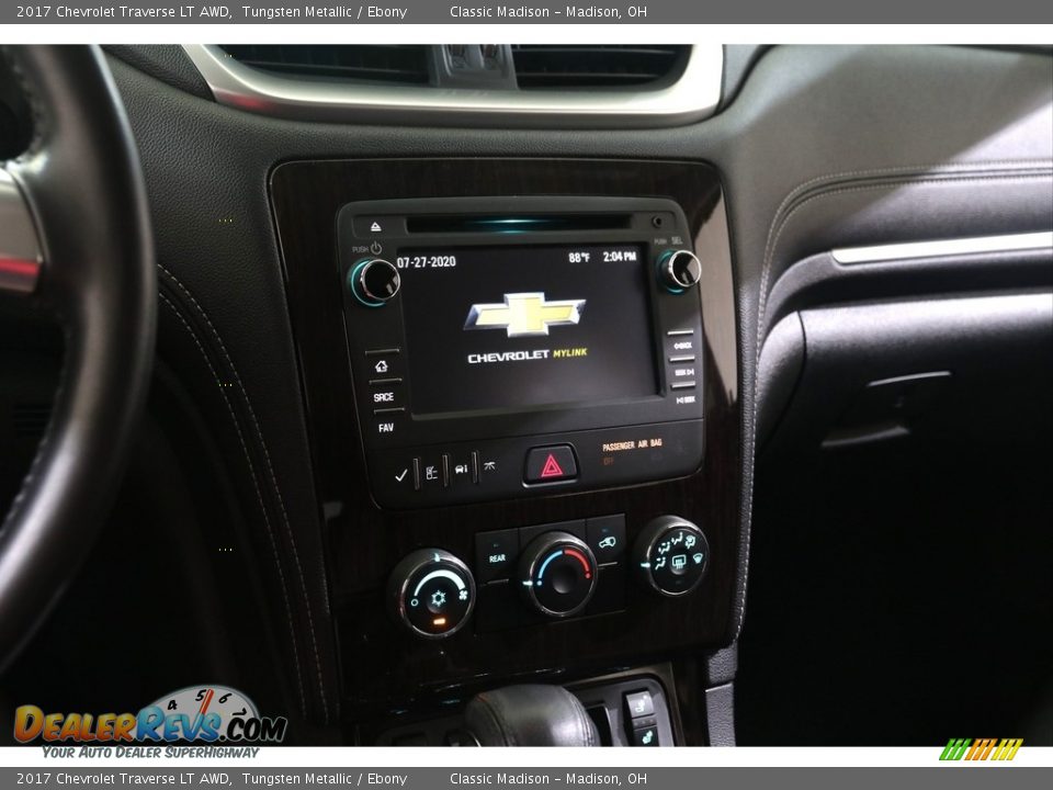 2017 Chevrolet Traverse LT AWD Tungsten Metallic / Ebony Photo #9