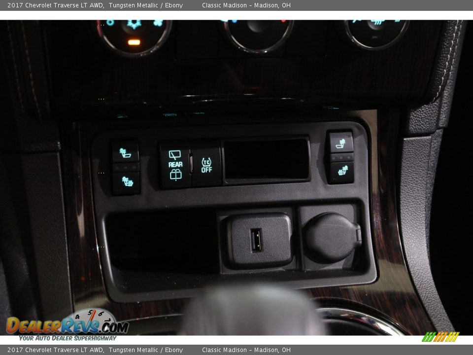 2017 Chevrolet Traverse LT AWD Tungsten Metallic / Ebony Photo #12