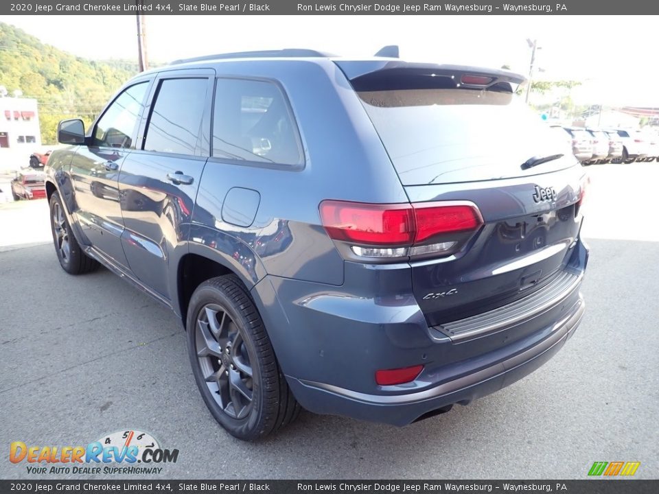 2020 Jeep Grand Cherokee Limited 4x4 Slate Blue Pearl / Black Photo #3