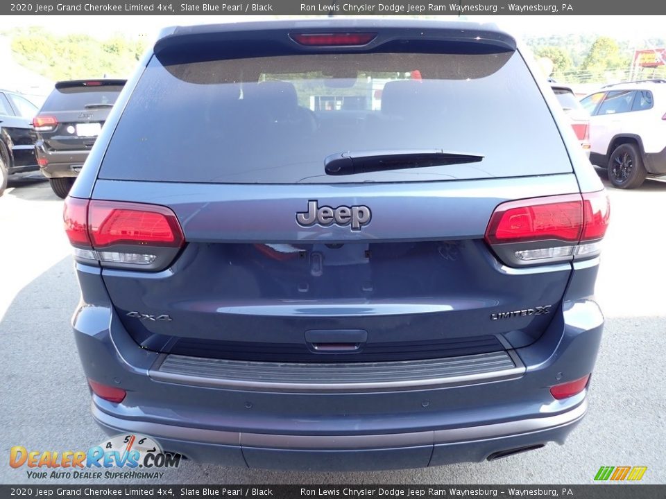 2020 Jeep Grand Cherokee Limited 4x4 Slate Blue Pearl / Black Photo #4