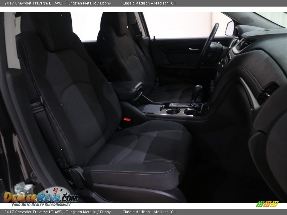 2017 Chevrolet Traverse LT AWD Tungsten Metallic / Ebony Photo #14
