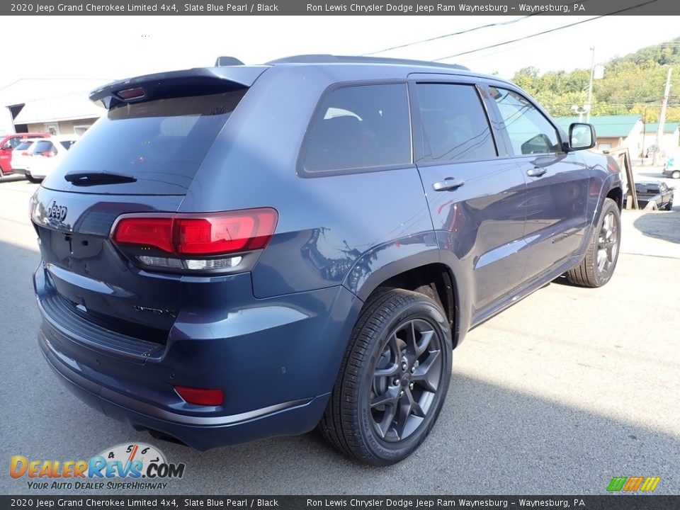 2020 Jeep Grand Cherokee Limited 4x4 Slate Blue Pearl / Black Photo #5