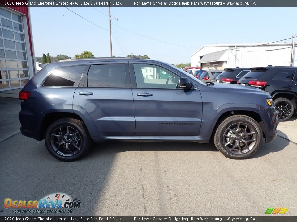 2020 Jeep Grand Cherokee Limited 4x4 Slate Blue Pearl / Black Photo #6