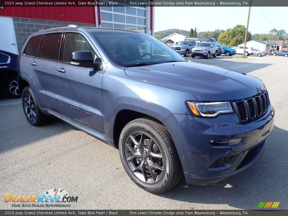 2020 Jeep Grand Cherokee Limited 4x4 Slate Blue Pearl / Black Photo #7