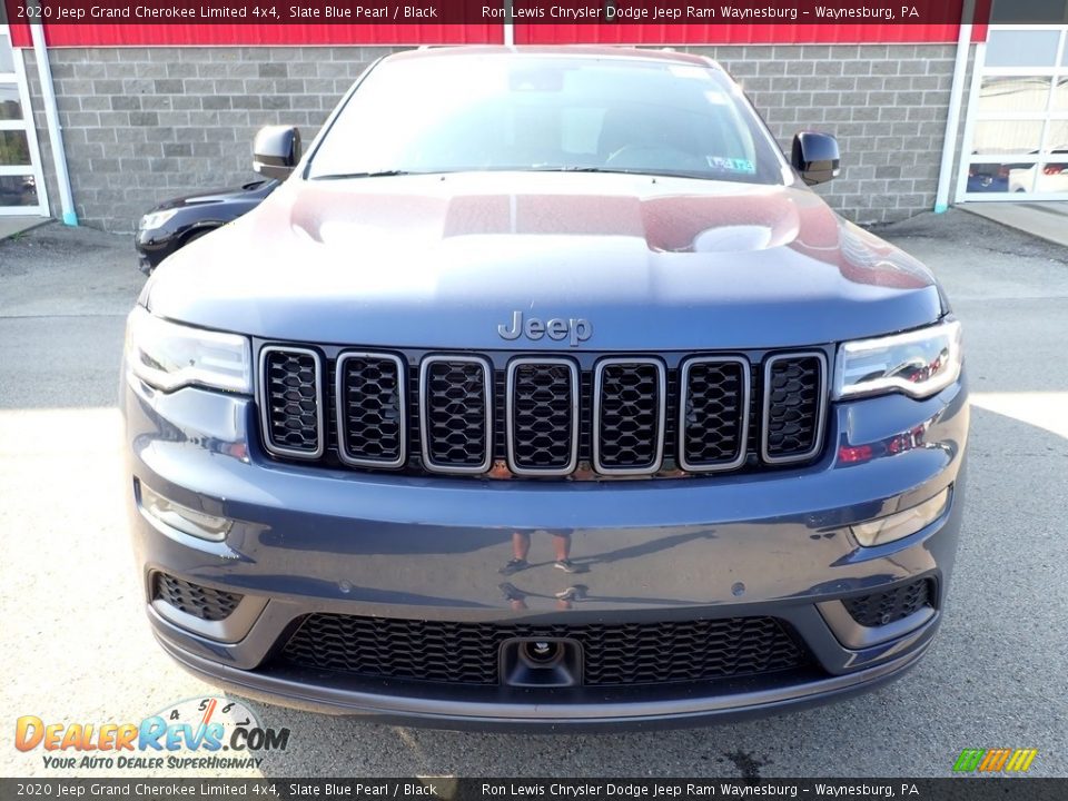 2020 Jeep Grand Cherokee Limited 4x4 Slate Blue Pearl / Black Photo #8