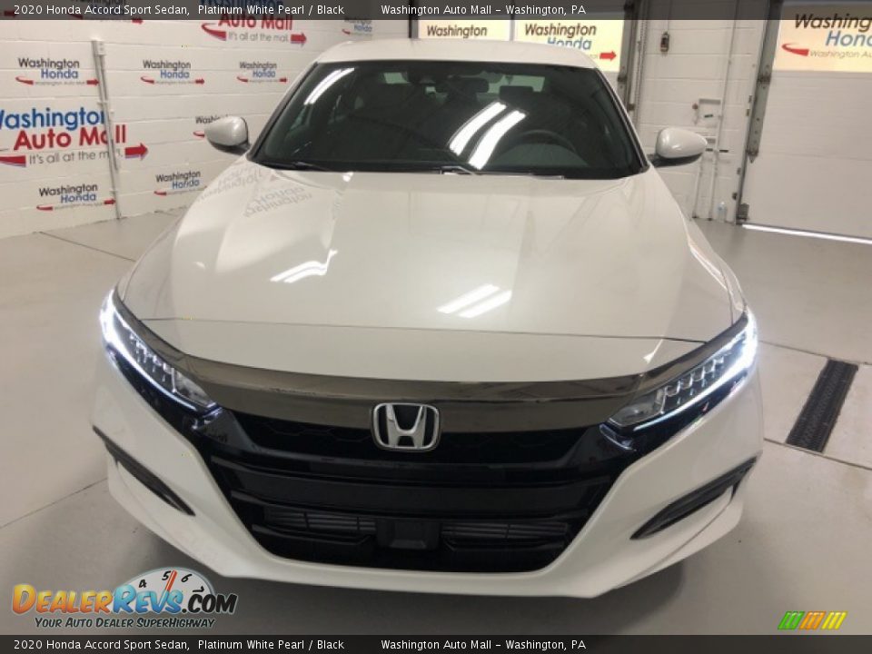 2020 Honda Accord Sport Sedan Platinum White Pearl / Black Photo #5