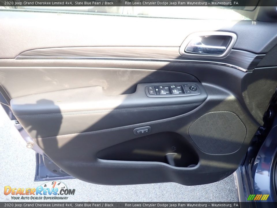 2020 Jeep Grand Cherokee Limited 4x4 Slate Blue Pearl / Black Photo #14