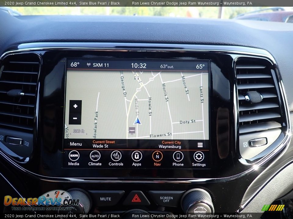 2020 Jeep Grand Cherokee Limited 4x4 Slate Blue Pearl / Black Photo #17